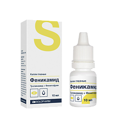 Купить Феникамид капли глазные 8 мг/мл+50 мг/мл 10 мл фл-кап 1 шт цена