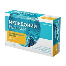Купить Мельдоний капсулы 250 мг 40 шт цена