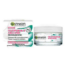 Изображение товара Garnier Skin Naturals Гиалуроновый Алоэ-крем для лица, для сухой и чувствительной кожи 50 мл 1 шт