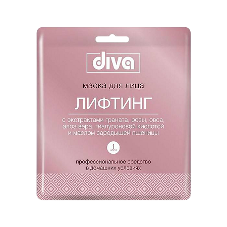 Diva Маска для лица на тканевой основе Лифтинг 1 шт