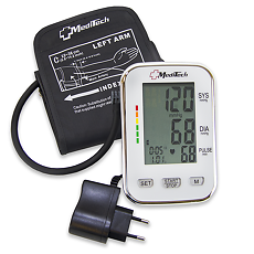 Купить Тонометр автоматический MediTech МТ-40 для 2х пользователей, с адаптером 1 шт цена