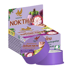 Купить NOKTHAI Растительная зубная паста с мангустином 25 г 1 шт цена