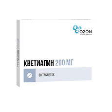 Купить Кветиапин таблетки покрыт.плен.об. 200 мг 60 шт цена