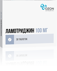 Изображение товара Ламотриджин 100 мг таблетки 30 шт Озон противосудорожное средство