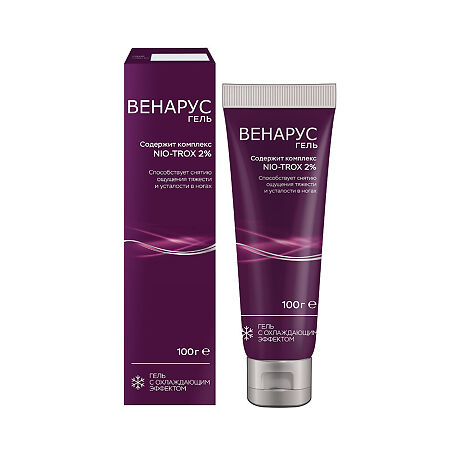 Изображение товара Венарус гель для ног с охлаждающим эффектом 100 г 1 шт