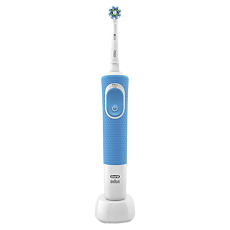 Купить Oral-B Электрическая зубная щетка Vitality D100.413.1 CrossAction Blue 1 шт цена