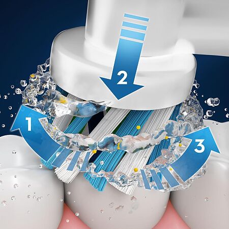 Oral-B Электрическая зубная щетка Vitality D100.413.1 CrossAction Blue 1 шт