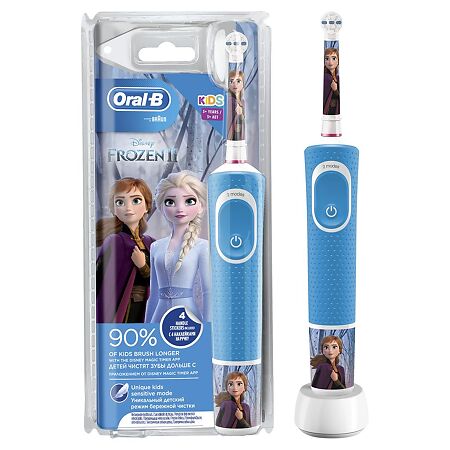 Oral-B Электрическая зубная щетка Stages Power Frozen Kids D100.413.2K, 1 шт