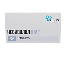Купить Небиволол таблетки 5 мг 28 шт цена