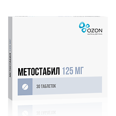Изображение товара Метостабил таблетки покрыт.плен.об. 125 мг 30 шт