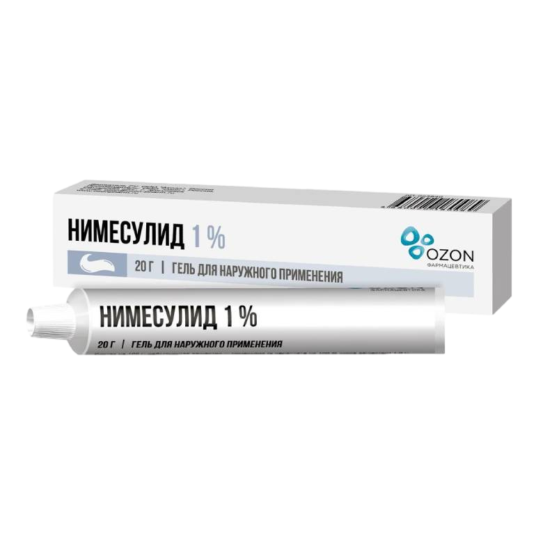 Нимесулид Гель Для Наружного Применения 1 % 20 Г 1 Шт - Купить.
