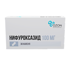 Купить Нифуроксазид капсулы 100 мг 30 шт цена