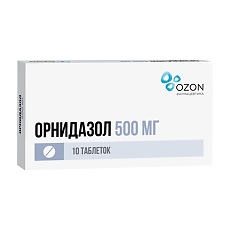Купить Орнидазол таблетки покрыт.плен.об. 500 мг 10 шт цена
