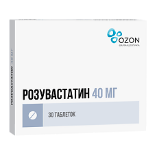 Изображение товара Розувастатин таблетки покрыт.плен.об. 40 мг 30 шт