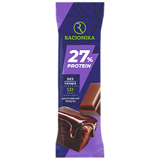 Купить Рационика Протеин Батончик высокобелковый неглазированный Шоколадный брауни 45 г 1 шт цена