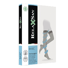 Купить Relaxsan Чулки Stay-Up 280 на резинке 2 кл комп р.2 черный 1 шт цена