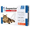 Inspector Quadro K Капли на холку для кошек 8-15 кг пипетка 1 шт