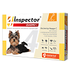 Inspector Quadro С Капли на холку для собак 1-4 кг пипетка 1 шт