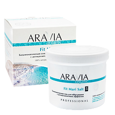 Купить Aravia Organic Бальнеологическая соль для обёртывания с антицеллюлитным эффектом Fit Mari Salt 730 г 1 шт цена