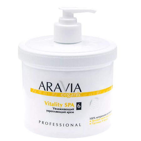 Изображение товара Aravia Organic Увлажняющий укрепляющий крем Vitality SPA 550 мл 1 шт