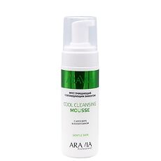Купить Aravia Professional Мусс очищающий с охлаждающим эффектом с алоэ вера и аллантоином 160 мл 1 шт цена