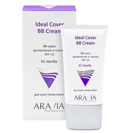 Aravia Professional BB крем Ideal Cover увлажняющий SPF15  тон 01 vanilla 50 мл 1 шт