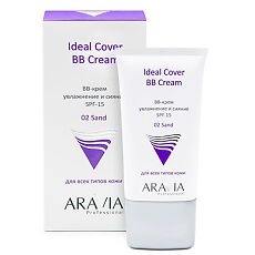 Купить Aravia Professional BB-крем Ideal Cover увлажняющий SPF15 тон 02 50 мл 1 шт цена