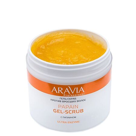 Aravia Professional Гель-скраб против вросших волос Papain Gel-Scrub 300 мл 1 шт