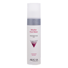 Изображение товара Aravia Professional Мицеллярная вода 3 в 1 с экстрактом готу кола Micellar Pure Water 250 мл 1 шт