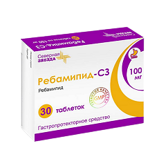 Купить Ребамипид-СЗ таблетки покрыт.плен.об. 100 мг 30 шт цена