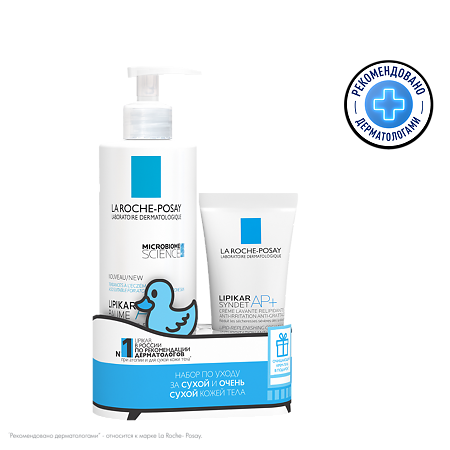 La Roche-Posay Lipikar Набор для сухой кожи Бальзам АР+M 400 мл+Гель очищающий 100 мл 1 уп