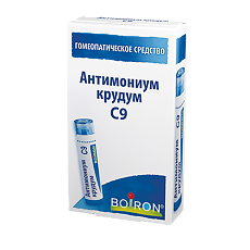 Купить Антимониум крудум C9 гранулы гомеопатические 4 г 1 шт цена