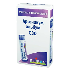 Купить Арсеникум альбум C30 гранулы гомеопатические 4 г 1 шт цена