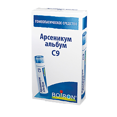 Купить Арсеникум альбум C9 гранулы гомеопатические 4 г 1 шт цена