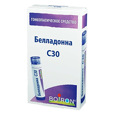 Изображение товара Белладонна C30 гранулы гомеопатические 4 г 1 шт