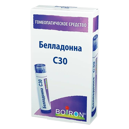 Белладонна C30 гранулы гомеопатические 4 г 1 шт
