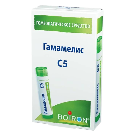 Гамамелис С5 гранулы гомеопатические 4 г 1 шт
