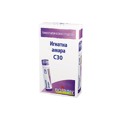 Игнатиа амара С30 гранулы гомеопатические 4 г 1 шт