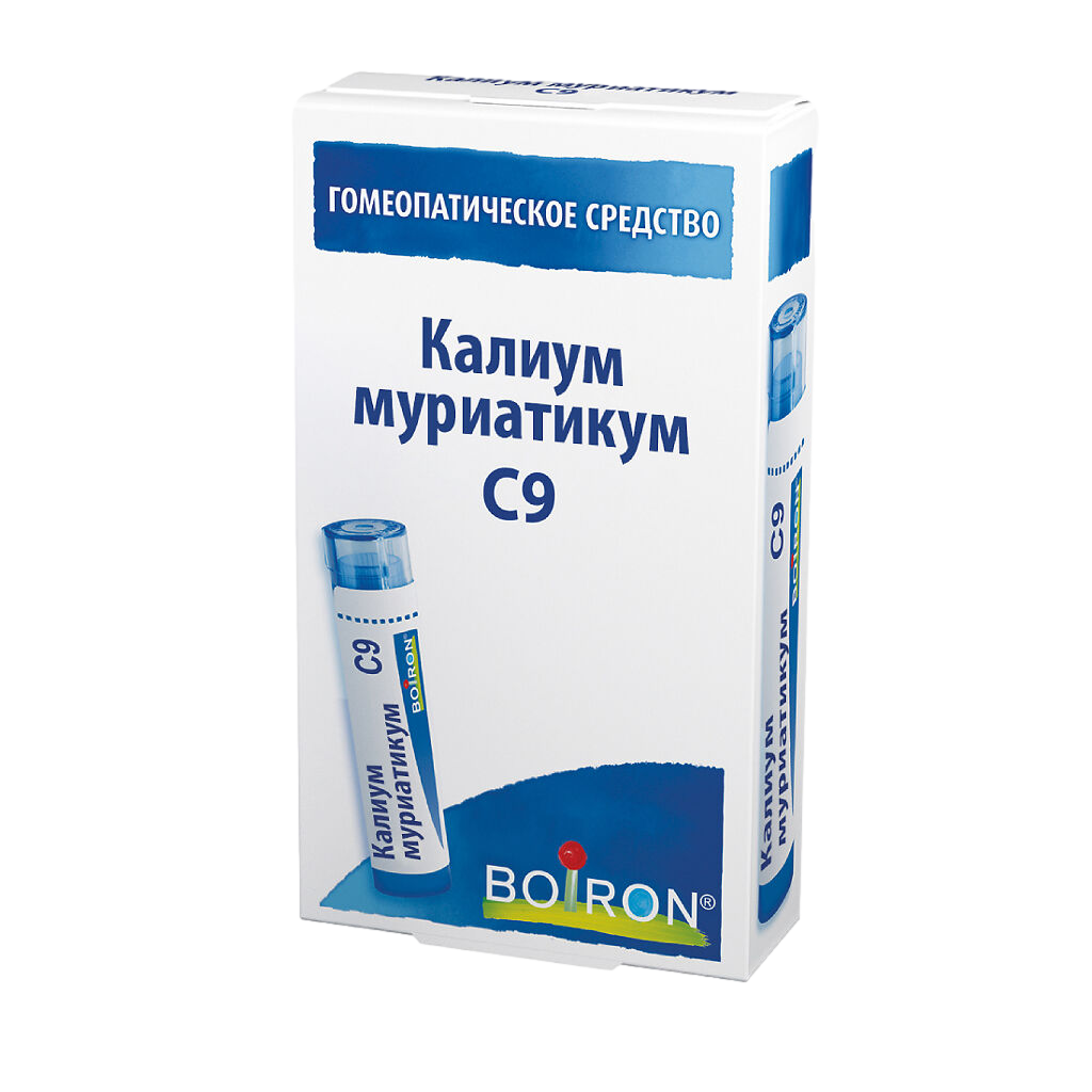 Калиум муриатикум C9 гранулы гомеопатические 4 г 1 шт - , цена и .