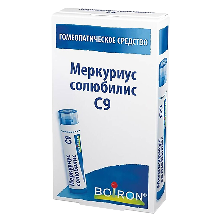Меркуриус солюбилис C9 гранулы гомеопатические 4 г 1 шт