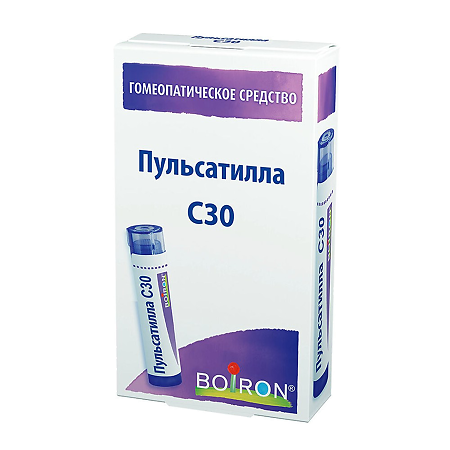 Пульсатилла C30 гранулы гомеопатические 4 г 1 шт
