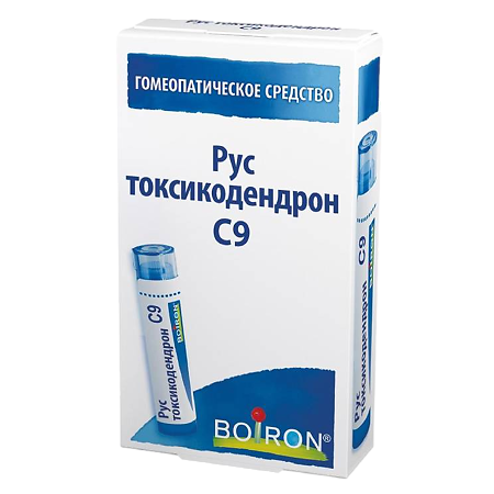 Рус токсикодендрон C9 гранулы гомеопатические 4 г 1 шт