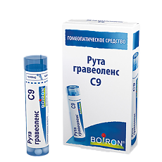 Купить Рута гравеоленс C9 гранулы гомеопатические 4 г 1 шт цена