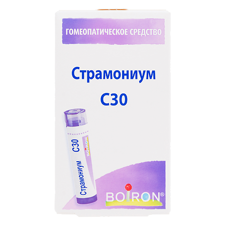 Страмониум C30 гранулы гомеопатические 4 г 1 шт