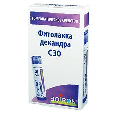 Купить Фитолакка декандра C30 гранулы гомеопатические 4 г 1 шт цена