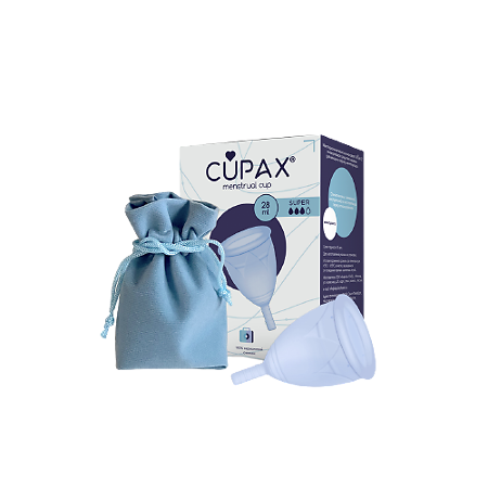 Cupax Менструальная чаша super голубая 1 шт
