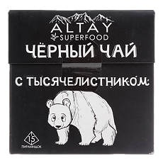 Купить Чай черный Altay Superfood в пирамидках с тысячелистником 30 г 1 шт цена