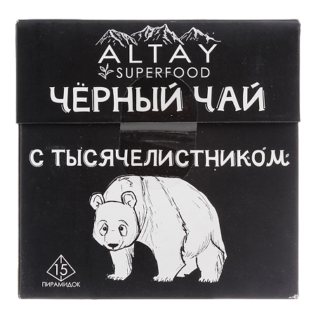 Чай черный Altay Superfood в пирамидках с тысячелистником 30 г 1 шт