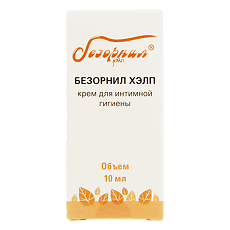 Купить Безорнил Хэлп Крем для ухода за кожей для интимной гигиены 10 мл 1 шт цена