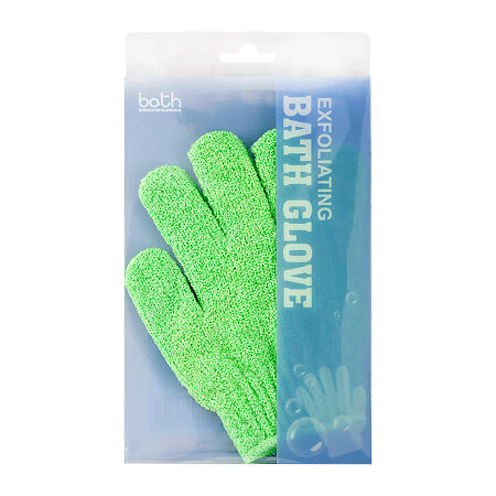 Перчатки Bath Glove отшелушивающие зеленые 2 шт